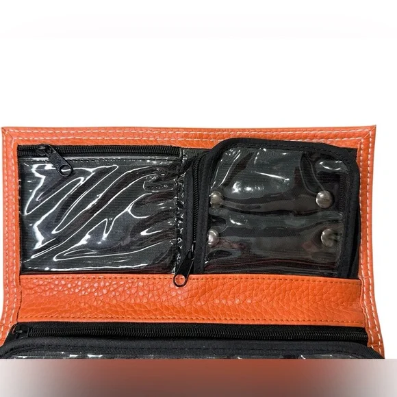CCC Tangerine Vegan Travel Jewelry Wallet - Picture 4 of 6